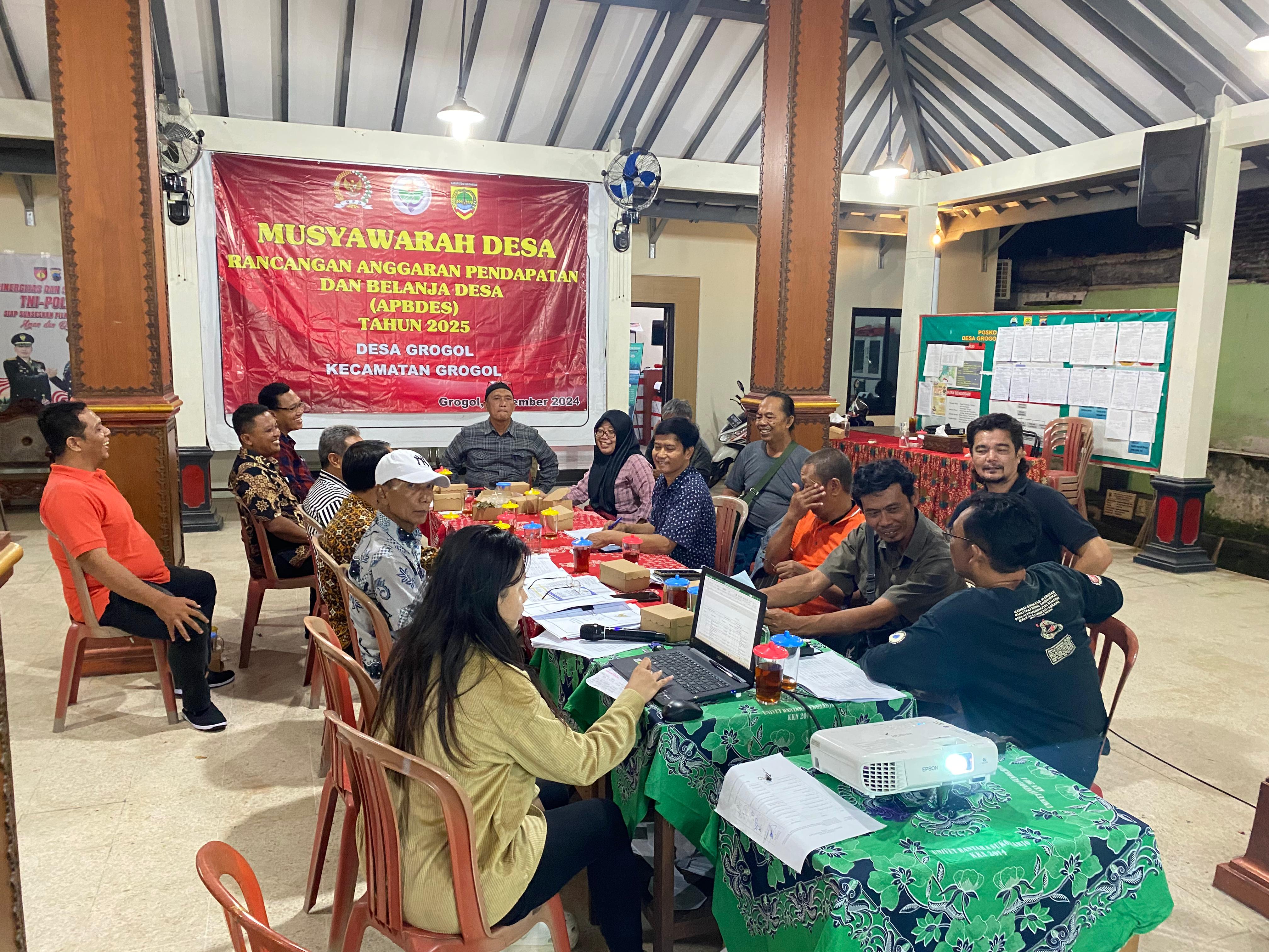 MUSYAWARAH DESA BLT DANA DESA TAHUN 2024